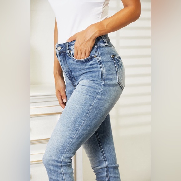 Judy Blue Full Size High Waist Tummy Control Vintage Skinny Jeans NEW - Picture 4 of 9